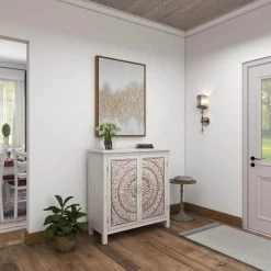 Beige Wood Farmhouse Cabinet by Litton Lane -Outlet Litton Lane Store beige litton lane accent cabinets 22646 1f 1000