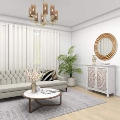 Beige Wood Farmhouse Cabinet by Litton Lane -Outlet Litton Lane Store beige litton lane accent cabinets 22646 44 1000