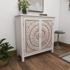Beige Wood Farmhouse Cabinet by Litton Lane -Outlet Litton Lane Store beige litton lane accent cabinets 22646 c3 1000