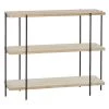32 in. Beige Metal Contemporary Console Table by Litton Lane