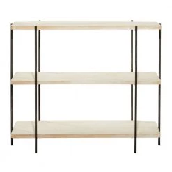 32 in. Beige Metal Contemporary Console Table by Litton Lane -Outlet Litton Lane Store beige litton lane console tables 37864 66 1000