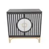 Black Wood Contemporary Cabinet by Litton Lane