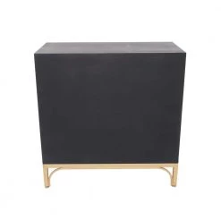 Black Wood Contemporary Cabinet by Litton Lane -Outlet Litton Lane Store black litton lane accent cabinets 040068 66 1000