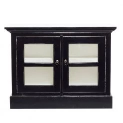 Black Traditional Wood Cabinet by Litton Lane -Outlet Litton Lane Store black litton lane accent cabinets 041182 4f 1000