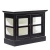 Black Traditional Wood Cabinet by Litton Lane -Outlet Litton Lane Store black litton lane accent cabinets 041182 64 1000