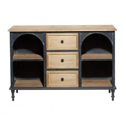 Brown Farmhouse Wood Cabinet by Litton Lane