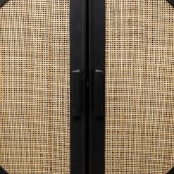 Black Wood Bohemian Cabinet by Litton Lane -Outlet Litton Lane Store black litton lane accent cabinets 042341 44 1000
