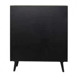 Black Wood Bohemian Cabinet by Litton Lane -Outlet Litton Lane Store black litton lane accent cabinets 042341 66 1000