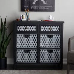 Black Metal Farmhouse Cabinet by Litton Lane -Outlet Litton Lane Store black litton lane accent cabinets 042699 31 1000