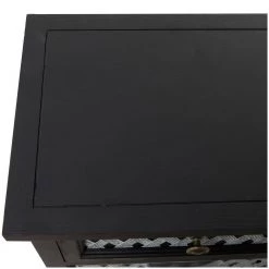 Black Metal Farmhouse Cabinet by Litton Lane -Outlet Litton Lane Store black litton lane accent cabinets 042699 77 1000