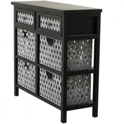 Black Metal Farmhouse Cabinet by Litton Lane -Outlet Litton Lane Store black litton lane accent cabinets 042699 c3 1000