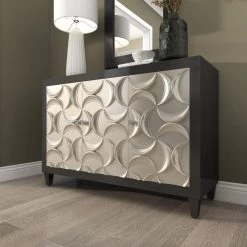 Black Wood Modern Cabinet by Litton Lane -Outlet Litton Lane Store black litton lane accent cabinets 39874 fa 1000