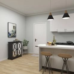 Black Wood Glam Cabinet by Litton Lane -Outlet Litton Lane Store black litton lane accent cabinets 48680 77 1000