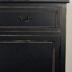 Black Wood Traditional Cabinet by Litton Lane -Outlet Litton Lane Store black litton lane accent cabinets 96371 66 1000