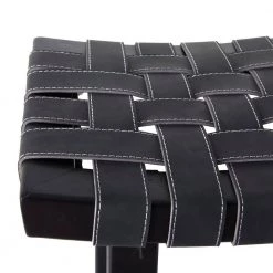 30 In. Black Birch Rustic Bar Stool by Litton Lane -Outlet Litton Lane Store black litton lane bar stools 042174 1f 1000