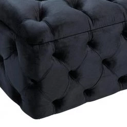 Black Traditional Bench 16 in. x 47 in. x 23 in. by Litton Lane -Outlet Litton Lane Store black litton lane bedroom benches 90677 44 1000