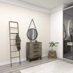 72 in. Black Metal Contemporary Ladder by Litton Lane -Outlet Litton Lane Store black litton lane bookcases bookshelves 37877 fa 1000