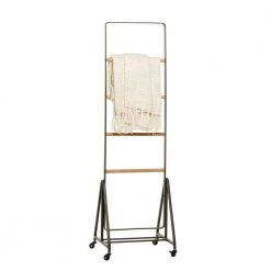 61 in. Black Industrial Metal Ladder by Litton Lane
