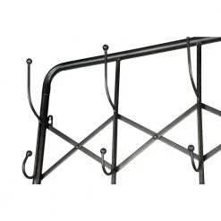 Black Metal Industrial Coat Rack by Litton Lane 21 Black Metal Industrial Coat Rack by Litton Lane -Outlet Litton Lane Store black litton lane coat racks 42977 1f 1000