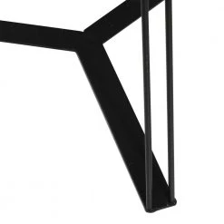Black Metal Modern Accent Table (Set of 2) by Litton Lane 13 Black Metal Modern Accent Table (Set of 2) by Litton Lane -Outlet Litton Lane Store black litton lane coffee tables 16425 fa 1000