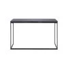 52 in. Black Rectangle Wood Contemporary Console Table by Litton Lane
