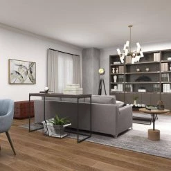 52 in. Black Rectangle Wood Contemporary Console Table by Litton Lane -Outlet Litton Lane Store black litton lane console tables 50434 fa 1000