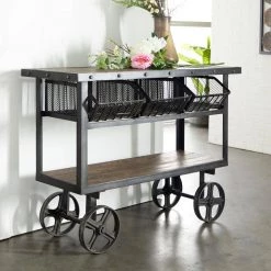 48 in. Black Rectangle Metal Industrial Console Table by Litton Lane -Outlet Litton Lane Store black litton lane console tables 88583 31 1000