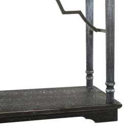 Black Farmhouse Console Table, 47 in. x 15 in. x 33 in. by Litton Lane 12 Black Farmhouse Console Table, 47 in. x 15 in. x 33 in. by Litton Lane -Outlet Litton Lane Store black litton lane console tables 92174 4f 1000