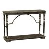 Black Farmhouse Console Table, 47 in. x 15 in. x 33 in. by Litton Lane