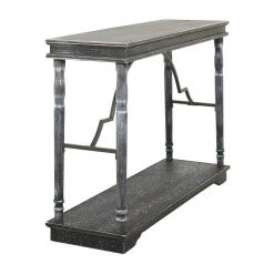 Black Farmhouse Console Table, 47 in. x 15 in. x 33 in. by Litton Lane 11 Black Farmhouse Console Table, 47 in. x 15 in. x 33 in. by Litton Lane -Outlet Litton Lane Store black litton lane console tables 92174 c3 1000