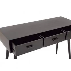 Black Modern Console Table, 42 in. x 15 in. x 29 in. by Litton Lane -Outlet Litton Lane Store black litton lane console tables 96391 44 1000