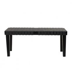 Black Birch Rustic Bench 44 In. x 16 In. x 20In. by Litton Lane 11 Black Birch Rustic Bench 44 In. x 16 In. x 20In. by Litton Lane -Outlet Litton Lane Store black litton lane dining benches 042244 66 1000