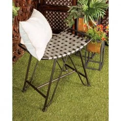 Black Farmhouse Bench 21 in. x 24 in. x 14 in. by Litton Lane -Outlet Litton Lane Store black litton lane dining benches 42894 31 1000