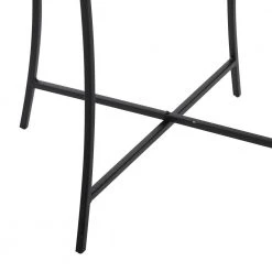 20 in. Black Round Terrazzo End Table by Litton Lane -Outlet Litton Lane Store black litton lane end side tables 80855 fa 1000