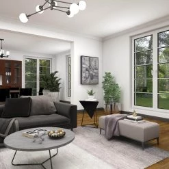 17 in. Black Pyramid Wood Inverted Geometric End Table with Black Metal Stand by Litton Lane -Outlet Litton Lane Store black litton lane end side tables 85238 76 1000