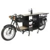 38 in. Black Metal Rustic Motorcycle Bar by Litton Lane -Outlet Litton Lane Store black litton lane home bars 29427 64 1000