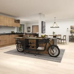 38 in. Black Metal Rustic Motorcycle Bar by Litton Lane 20 38 in. Black Metal Rustic Motorcycle Bar by Litton Lane -Outlet Litton Lane Store black litton lane home bars 29427 76 1000