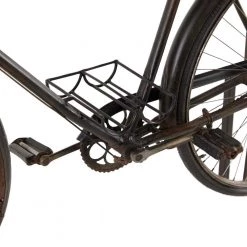 76 in. Black Irregular Metal Rustic Console Table by Litton Lane -Outlet Litton Lane Store black litton lane home bars 29446 44 1000