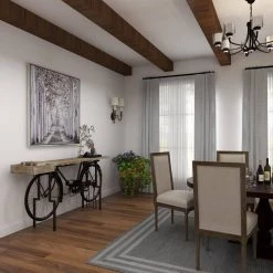 76 in. Black Irregular Metal Rustic Console Table by Litton Lane -Outlet Litton Lane Store black litton lane home bars 29446 77 1000