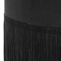 16 in. Black Wood Traditional Stool by Litton Lane -Outlet Litton Lane Store blue litton lane bar stools 53746 77 1000