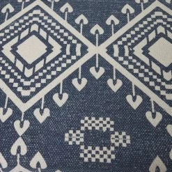 Blue Wood Bohemian Bench 20 in. x 18 in. x 48 in. by Litton Lane -Outlet Litton Lane Store blue litton lane bedroom benches 042862 a0 1000