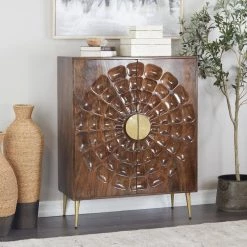 Brown Wood Contemporary Cabinet by Litton Lane -Outlet Litton Lane Store brown litton lane accent cabinets 040127 31 1000