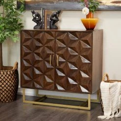 Brown Wood Contemporary Cabinet by Litton Lane -Outlet Litton Lane Store brown litton lane accent cabinets 040832 31 1000
