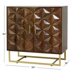 Brown Wood Contemporary Cabinet by Litton Lane -Outlet Litton Lane Store brown litton lane accent cabinets 040832 76 1000