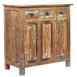 Brown Rustic Wood Cabinet by Litton Lane