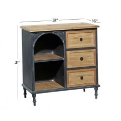 Brown Farmhouse Wood Cabinet by Litton Lane -Outlet Litton Lane Store brown litton lane accent cabinets 041185 76 1000