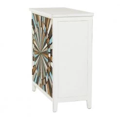 Brown Wood Farmhouse Cabinet by Litton Lane -Outlet Litton Lane Store brown litton lane accent cabinets 041624 c3 1000