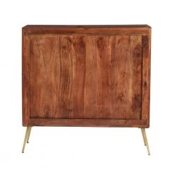 Brown Metal Modern Cabinet by Litton Lane -Outlet Litton Lane Store brown litton lane accent cabinets 22814 66 1000