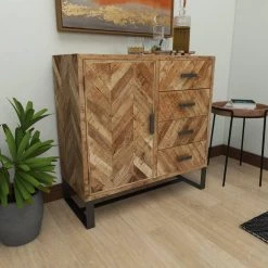 Brown Wood Contemporary Cabinet by Litton Lane -Outlet Litton Lane Store brown litton lane accent cabinets 28736 1f 1000