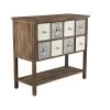 Brown Wood Farmhouse Cabinet by Litton Lane -Outlet Litton Lane Store brown litton lane accent cabinets 42971 64 1000